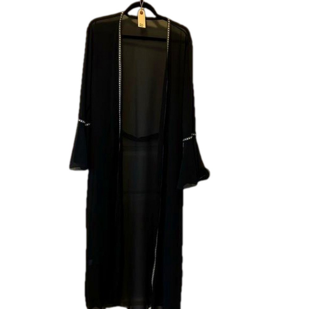 Sheer Full Length Duster Robe - Made in Italy
